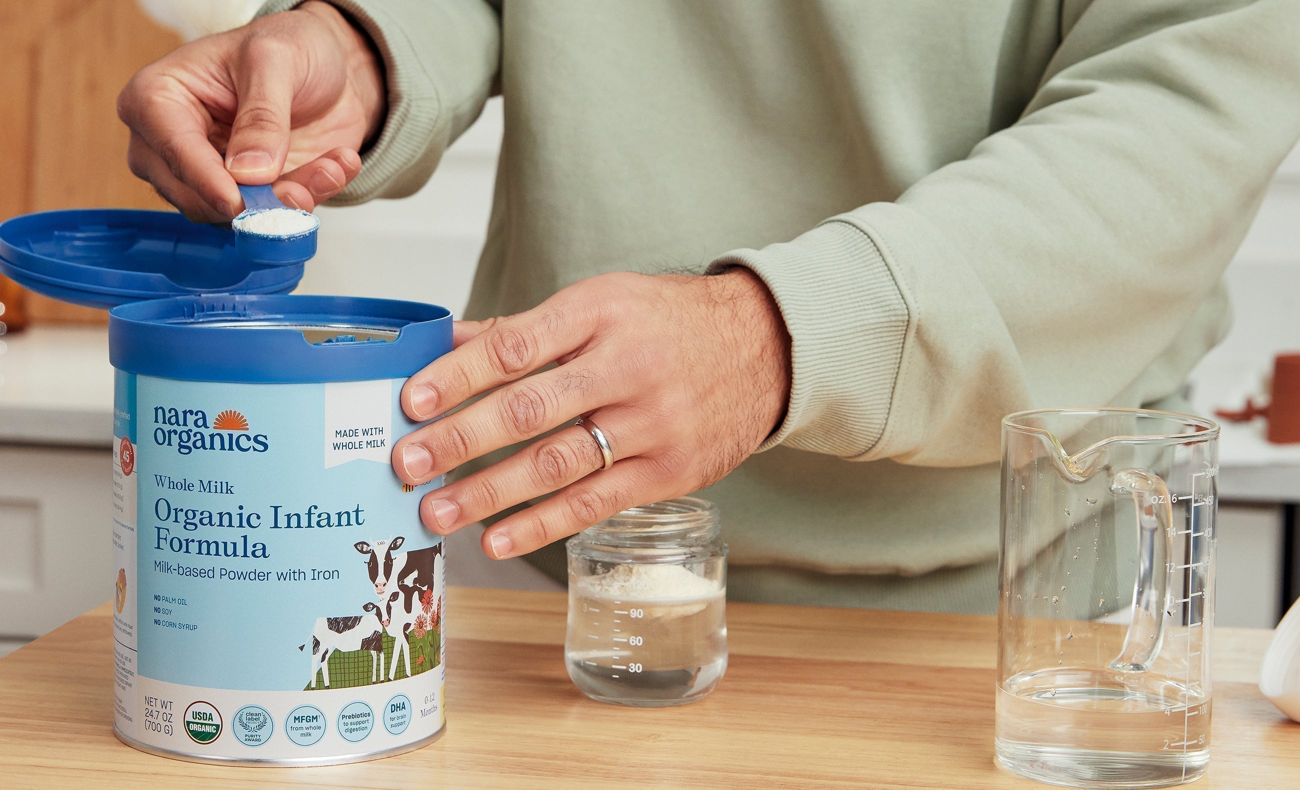 How to Prepare a Bottle with Nara’s 1:1 Ratio